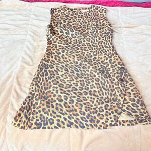 Women’s’ Loverde Mini Dress Mestiza New York  Size 6 Cheetah Print